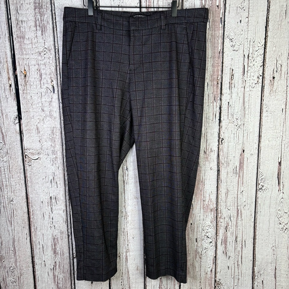 Liverpool Los Angeles Women’s Plus‎ Size 16W Plaid Straight Leg Trouser Pants